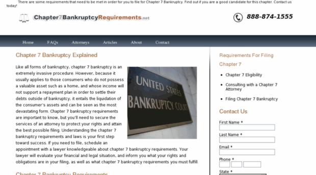 chapter7bankruptcyrequirements.com