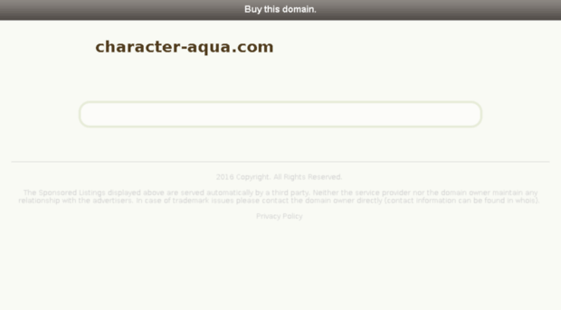 character-aqua.com