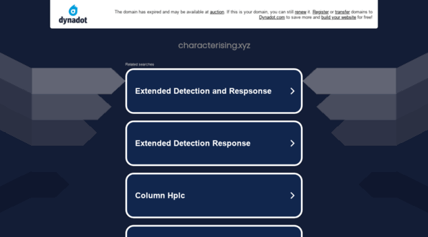 characterising.xyz