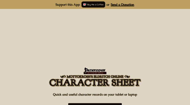 charactersheet.co.uk