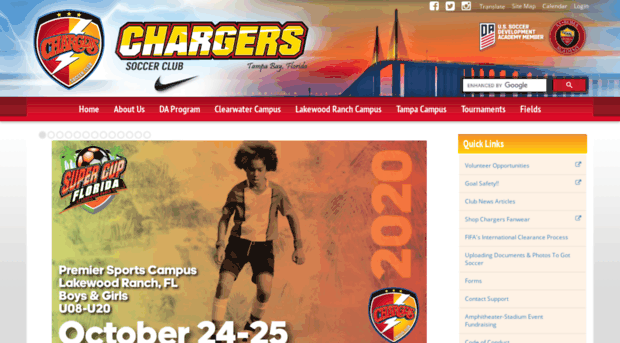 chargerssoccer.com