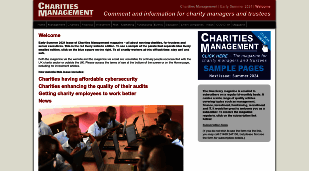 charitiesmanagement.com