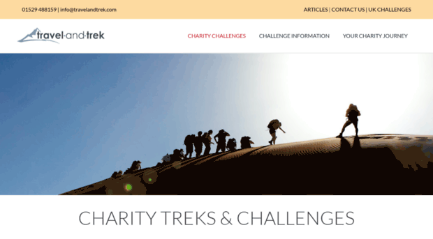 charitytravelandtrek.com