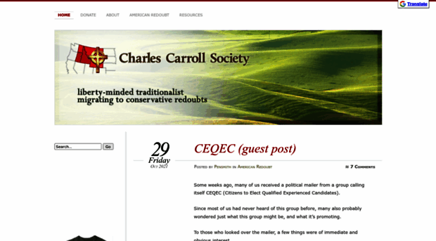 charlescarrollsociety.com