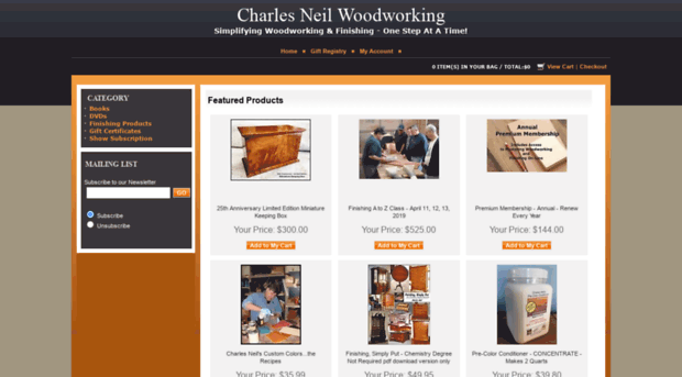 charlesneilwoodworking.3dcartstores.com