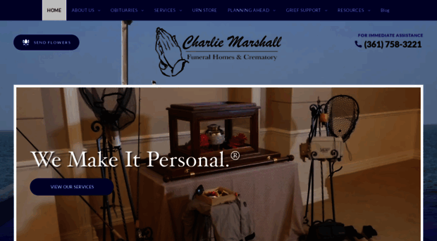 charliemarshallfuneralhomes.com