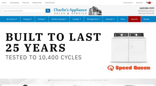 charliesappliance.com