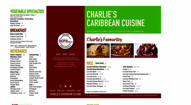 charliescaribbeancuisine.com