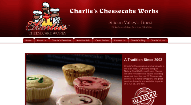 charliescheesecakeworks.com