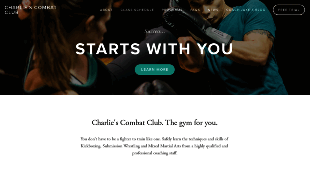 charliescombatclub.com