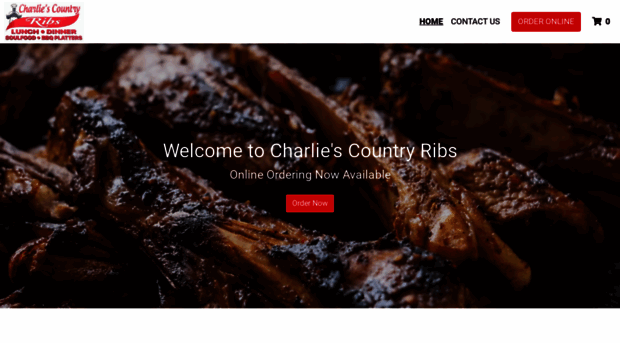 charliescountryribs.menufy.com