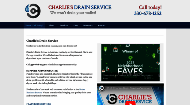 charliesdrainservice.com