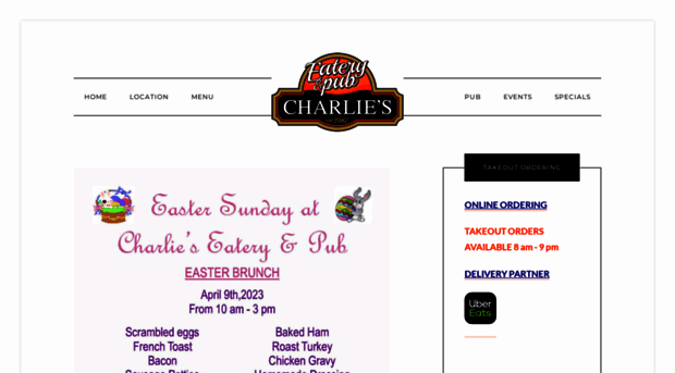 charlieseateryandpub.com