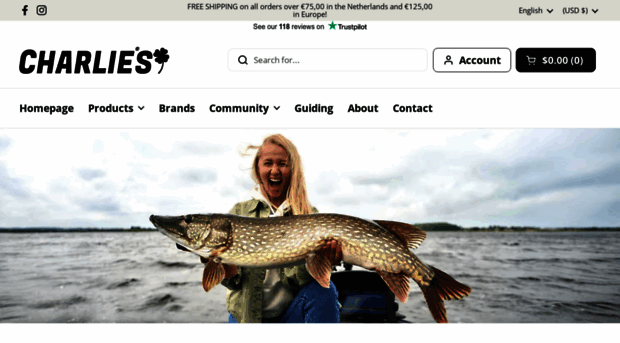 charliesfishing.com