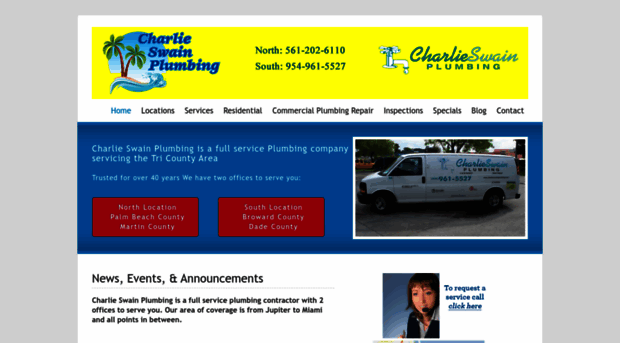 charlieswainplumbing.com