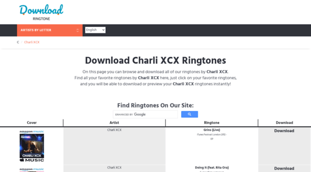 charlixcx.download-ringtone.com