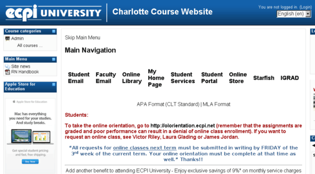 charlotte.ecpi.net