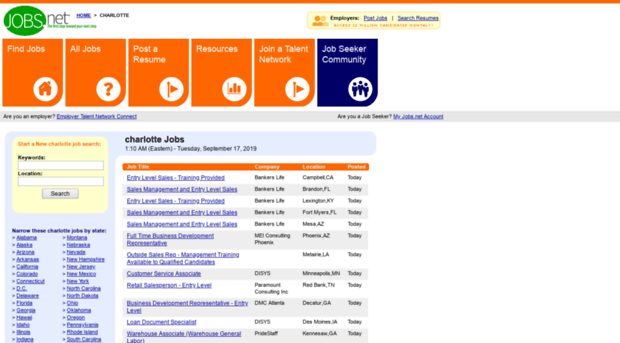 charlotte.jobs.net