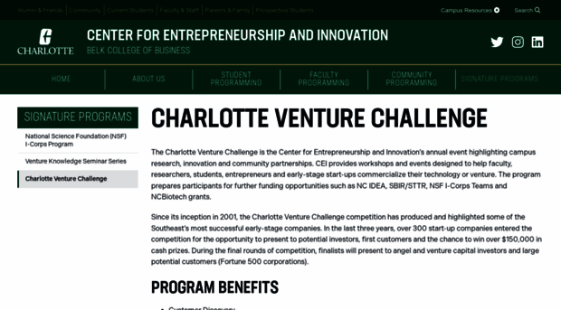 charlotteventurechallenge.com