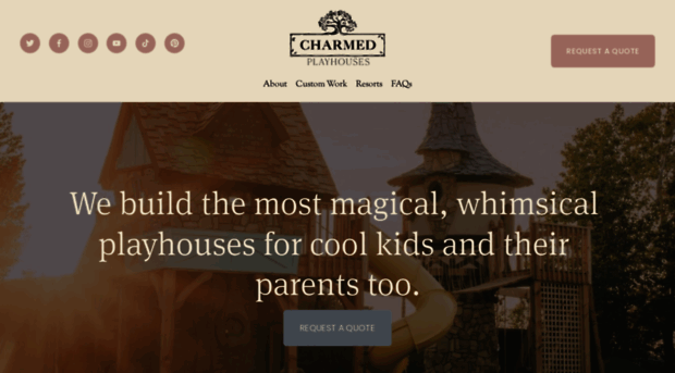 charmedplayhouses.com
