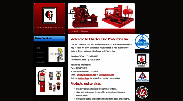 charterfireprotection.com