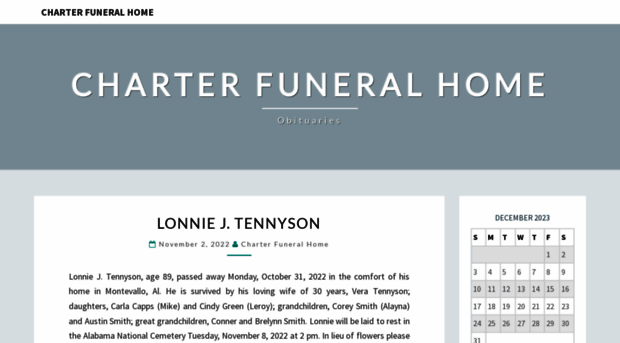 charterfuneral.info