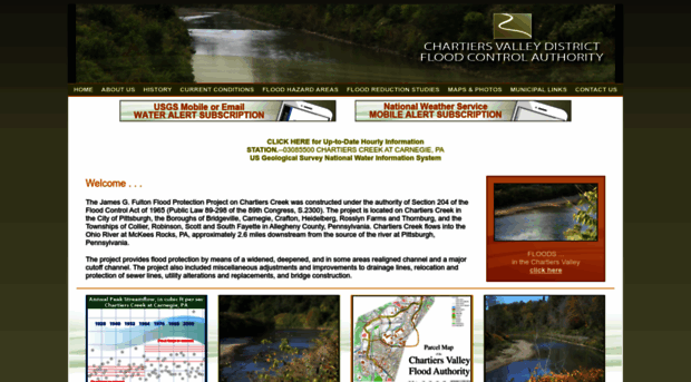 chartiersvalleydistrictfloodcontrolauthority.com