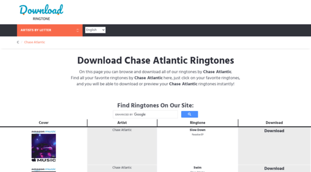 chaseatlantic.download-ringtone.com