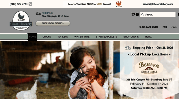 chasehatchery.com