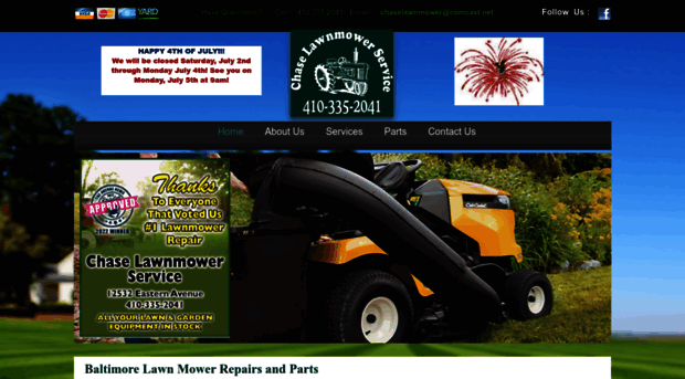 chaselawnmowerservice.com