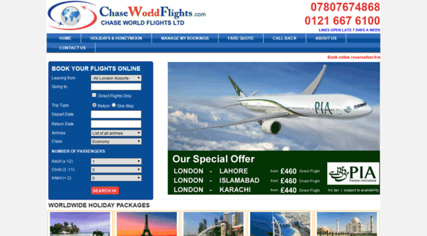 chaseworldflights.com