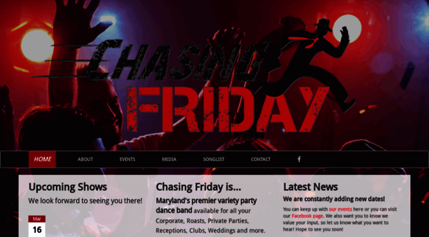 chasingfridayband.com