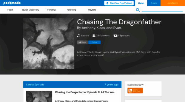 chasingthedragonfather.podomatic.com