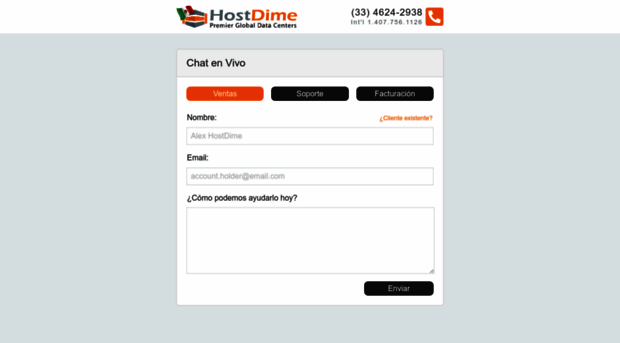 chat.hostdime.com.mx