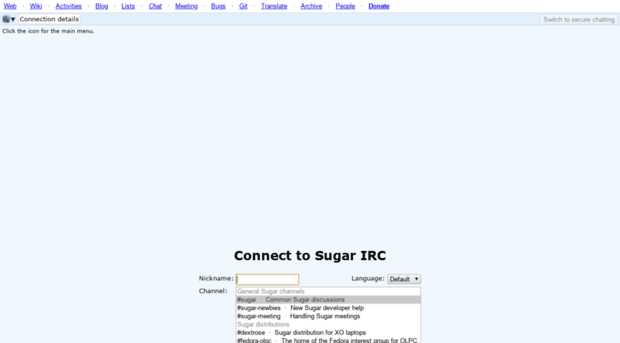 chat.sugarlabs.org