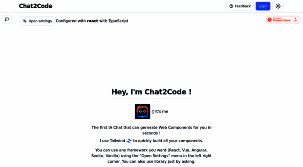 chat2code.dev