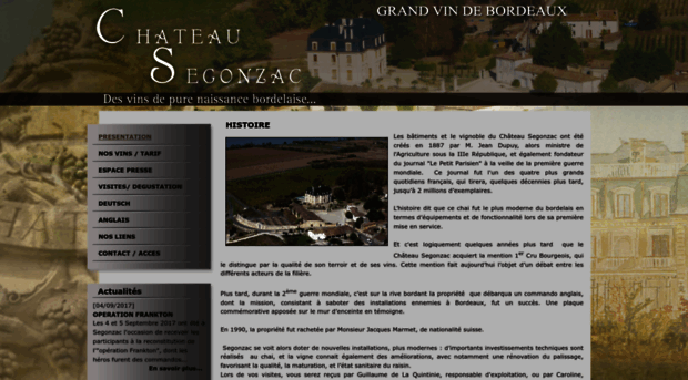 chateau-segonzac.com