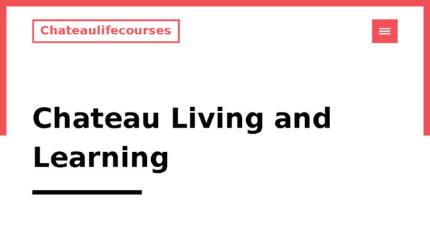 chateaulifecourses.com