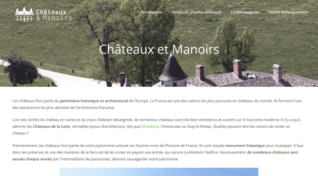 chateaux-manoirs.fr