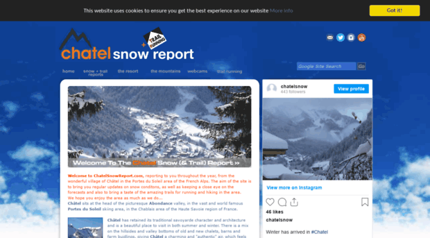 chatelsnowreport.com