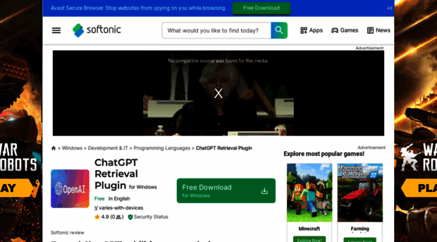 chatgpt-retrieval-plugin.en.softonic.com