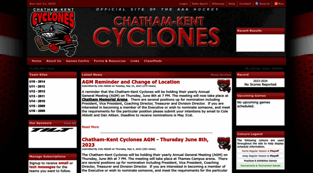 chathamkentcyclones.ca