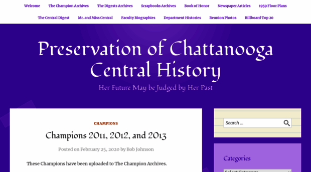 chattanoogacentralhistory.com