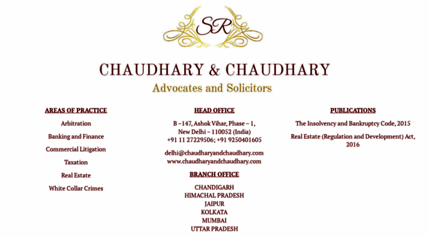 chaudharyandchaudhary.com