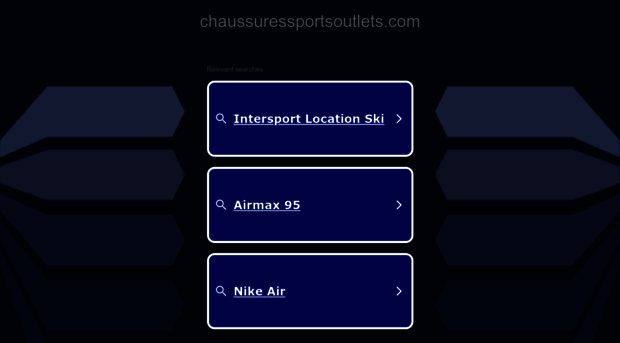 chaussuressportsoutlets.com