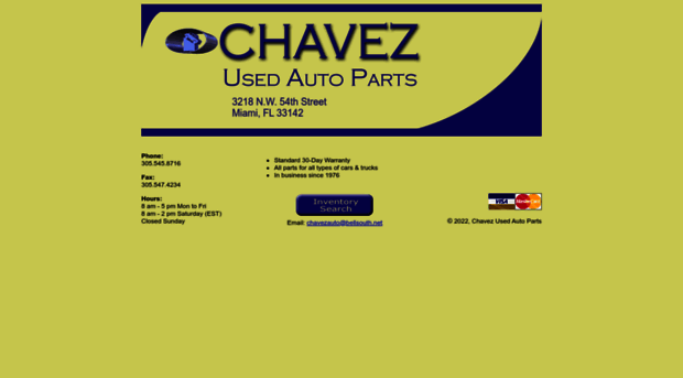 chavezcarparts.com