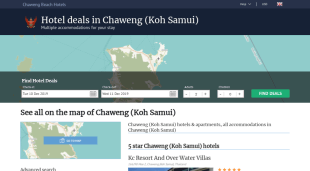 chaweng-hotels.com