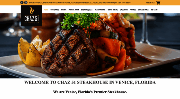 chaz51steakhouse.com