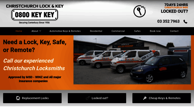 chchlockandkey.co.nz