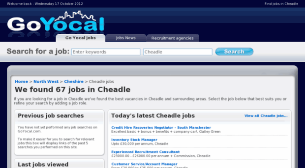 cheadle.goyocal.com